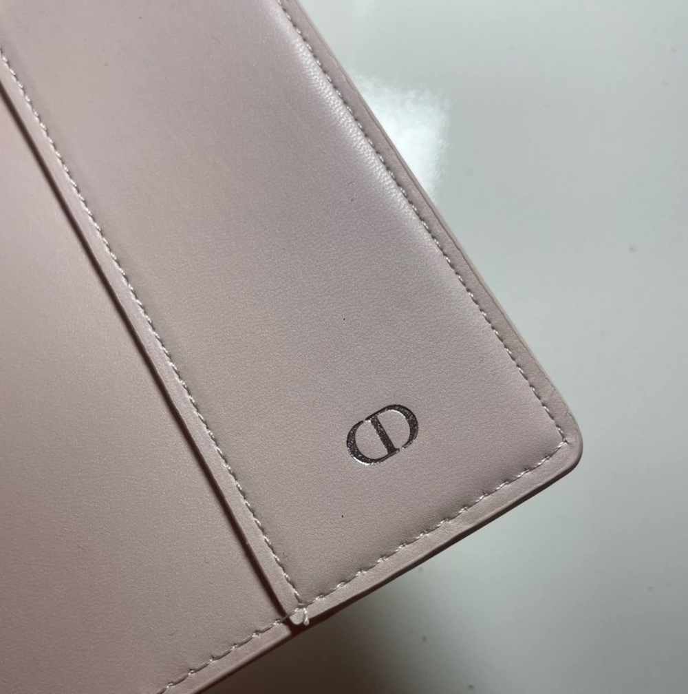 Dior Blush Pink Starry Passport Cover Case - Picture 3 of 6